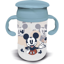 Stor Mickey Mouse Full Of Smiles Εκπαιδευτικό Ποτήρι Μπλε 395ml