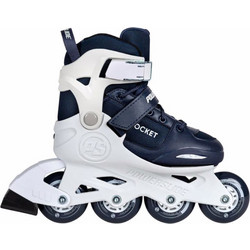 Powerslide Rocket Inline Αυξομειούμενα Rollers Παιδικά Λευκά Navy Μπλε 19.94067329