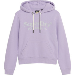 Superdry Γυναικείο Αθλητικό Φούτερ με Κουκούλα Λιλά W2012081A-1KX