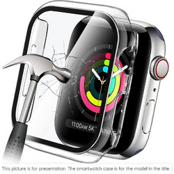 Techsuit Defense360 Pro Πλαστική Θήκη Tempered Glass για Huawei Watch 5 42mm Διαφανής