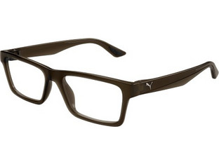 Puma PU0487O 003 Ανδρικός Σκελετός Γυαλιών Οράσεως Κοκάλινος Καφέ