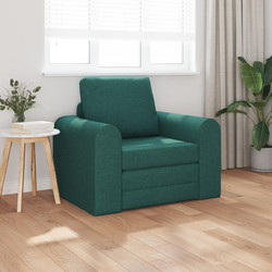 vidaXL Πολυθρόνα Κρεβάτι Πράσινη 4106659