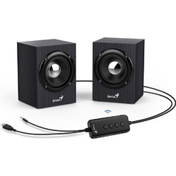 Genius SP-HF385BT Ηχεία Υπολογιστή 2.0 4W με Bluetooth Μαύρα