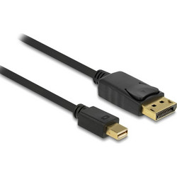 DeLOCK Καλώδιο Mini DisplayPort 1.2 to DisplayPort Male 1m Black 82698