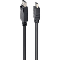 Gembird Καλώδιο DisplayPort to HDMI Male 1m Black CC-DP-HDMI-1M