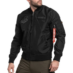Alpha Ανδρικό Μπουφάν Χειμωνιάτικο Bomber Μαύρο 15612-903