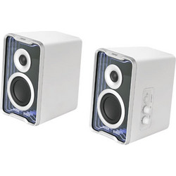 Edifier QR30 Ηχεία Υπολογιστή 2.0 30W με Bluetooth & RGB Φωτισμό Λευκά