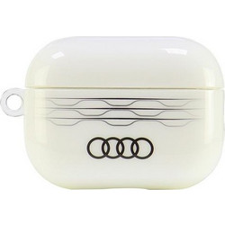 Audi Geometric Pattern Θήκη Σιλικόνης για Apple AirPods Pro 2 Λευκή