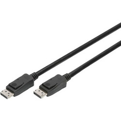 Digitus Καλώδιο DisplayPort 1.4 to DisplayPort Male 2m Black AK-340106-020-S