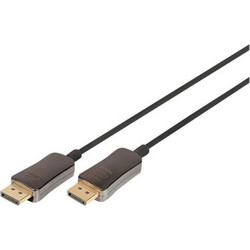 Digitus Καλώδιο DisplayPort 1.4 to DisplayPort Male 20m Black AK-340107-200-S