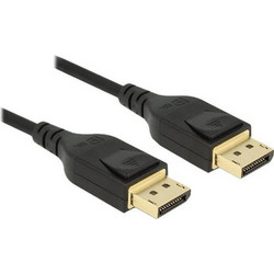 DeLOCK Καλώδιο DisplayPort 1.4 to DisplayPort Male 1m Black 85658