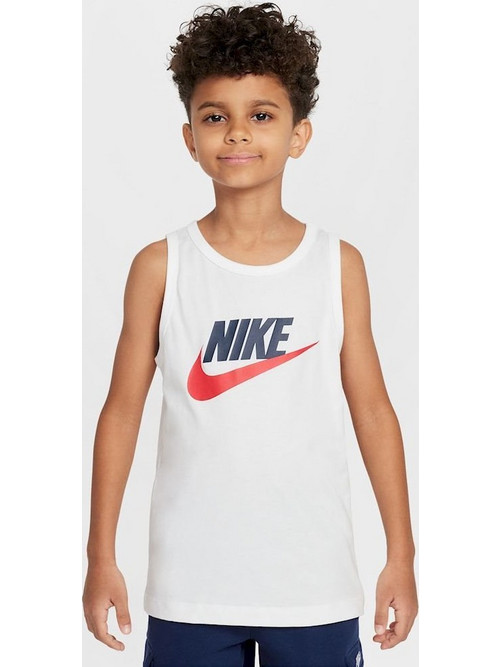 Nike Παιδικό T-Shirt Αμάνικο Λευκό HM5843-100