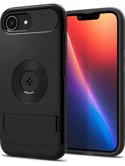 Spigen Slim Armor MagFit Back Cover Black (iPhone 16e)