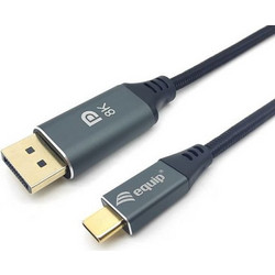 Equip Καλώδιο DisplayPort 1.4 to USB-C Male 2m Black 133422