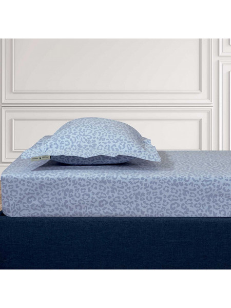 Greenwich Polo Club Σεντόνι Υπέρδιπλο με Λάστιχο 160x200+35 Loft 2288 Baby Blue