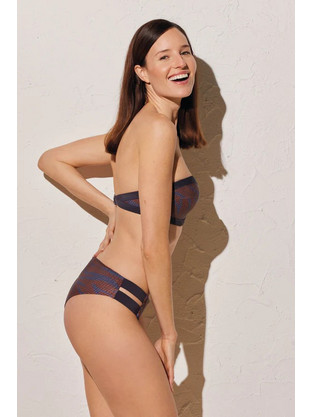 Ysabel Mora Bikini Set Strapless Καφέ 82386