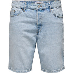 Only & Sons Ανδρική Βερμούδα Τζιν Γαλάζια 22032041
