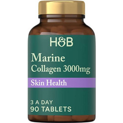 Holland & Barrett Marine Collagen 3000mg Skin Health με Βιταμίνη C 90 Ταμπλέτες