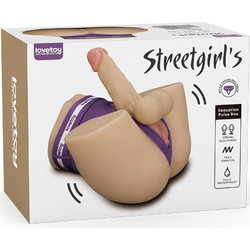 Lovetoy Streetgirl's Dual Motor Sensation Pulse Κολπικό Αυνανιστήρι με Dildo & Δόνηση