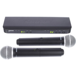 Shure BLX288/PG58 Combo H8E Σετ 2 Δυναμικά Μικρόφωνα Χειρός XLR