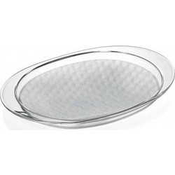 ΔΙΣΚΟΣ ΣΕΡΒΙΡΙΣΜΑΤΟΣ GUZZINI VΕΝΙCΕ ΔΙΑΦΑΝΗΣ 54Χ34CM