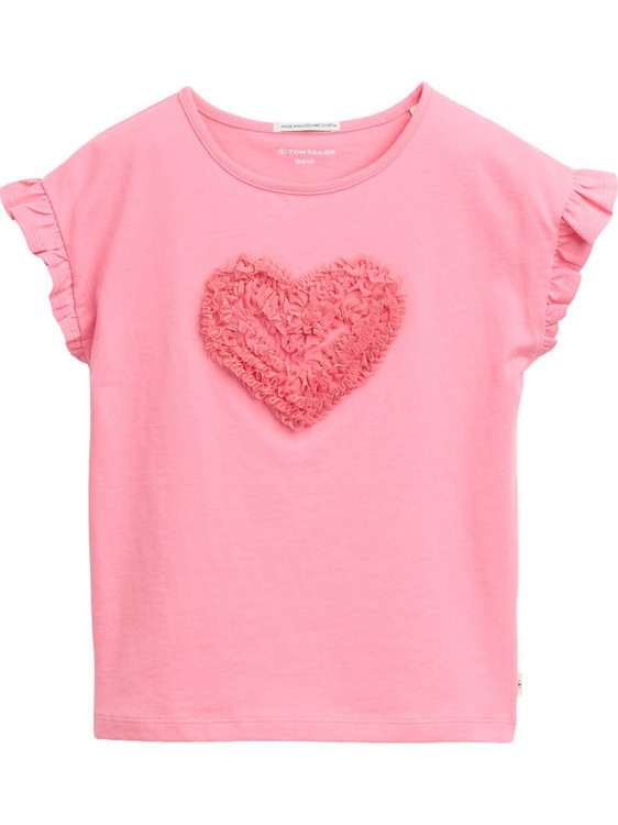 Tom Tailor Παιδικό T-Shirt Κοντομάνικο Ροζ 1045120-23807
