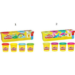 Hasbro Play-Doh Classic 4-Pack 2 Σχέδια