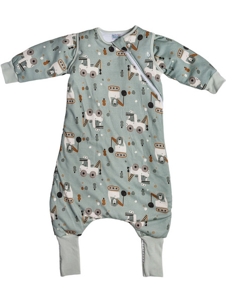 Tender Χειμερινός Υπνόσακος με Πόδια & Αποσπώμενα Μανίκια Flex Trucks Πράσινος 27231