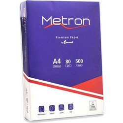 Metron Χαρτί Α4 80gr/m² 500 Φύλλα