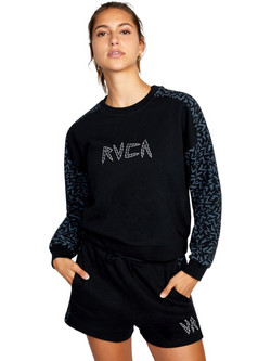 RVCA Γυναικείο Φούτερ Μαύρο Z4CRWARVF-119