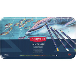 Derwent Inktense Κασετίνα Ξυλομπογιές Σετ 72τμχ