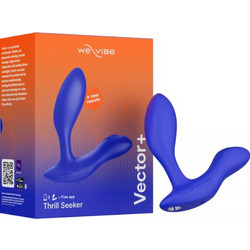 We-Vibe Vector+ Thrill Seeker Πρωκτική Σφήνα Ασύρματη με Δόνηση Μπλε D-235698