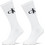 Calvin Klein Ανδρικές Κάλτσες Ψηλές Λευκές 2Pack 701228802-002