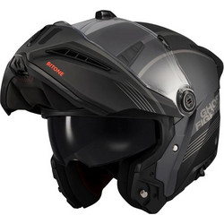 Axxis Ghostfighter Bitone C12 Matt Black Grey Κράνος Μηχανής Flip-Up