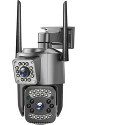 Aria Trade 06362CZ CCTV Κάμερα Ασφαλείας Wi-Fi 6MP Αδιάβροχη Νυκτός με Αμφίδρομη Επικοινωνία