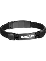 Ducati Expedition Ανδρικό Βραχιόλι Χειροπέδα από Δέρμα & Ατσάλι DTAGB0004804