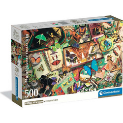Puzzle Clementoni High Quality Collection Συλλέκτης Πεταλούδων 500 Κομμάτια