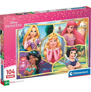 Παιδικό Puzzle Clementoni Super Color Disney Princesses 104 Κομμάτια 1210-25056