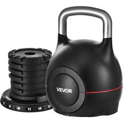 Vevor HLKDHS20KG004GE4C002V0 Ρυθμιζόμενο Kettlebell Πλαστικοποιημένο 20kg