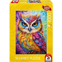 Puzzle Schmidt Owl in a Parrot Dress 1000 Κομμάτια