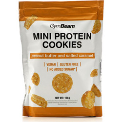 GymBeam Mini Protein Cookies Peanut Butter & Salted Caramel 100gr