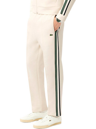 Lacoste Ανδρικό Παντελόνι Φόρμας Μπεζ 3XH5824-XFJ