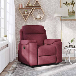 vidaXL Πολυθρόνα Relax Ανακλινόμενη Μπορντό 4015683