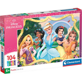 Παιδικό Puzzle Clementoni Super Color Disney Princess 104 Κομμάτια 1210-25058