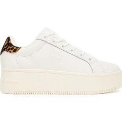Tommy Jeans Γυναικεία Sneakers Flatforms Εκρού EN0EN02930-0K7