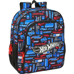 Safta Hot Wheels Σχολική Τσάντα Πλάτης Δημοτικού Πολύχρωμη S4312726