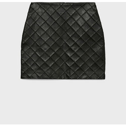 Vero Moda Μίνι Φούστα Δερματίνη Ψηλόμεση Μαύρη 10341645