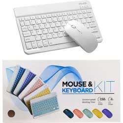 Justnote 10956 White Ασύρματο Σετ Πληκτρολόγιο & Ποντίκι για Tablet