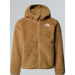 The North Face Παιδική Ζακέτα Fleece με Κουκούλα και Φερμουάρ Καφέ NF0A88VR-BQ8