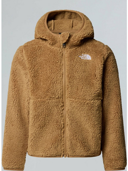The North Face Παιδική Ζακέτα Fleece με Κουκούλα και Φερμουάρ Καφέ NF0A88VR-BQ8